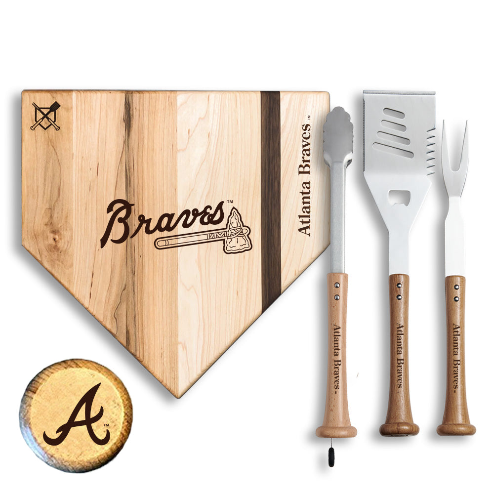 Atlanta Braves "Silver Slugger" Combo Set
