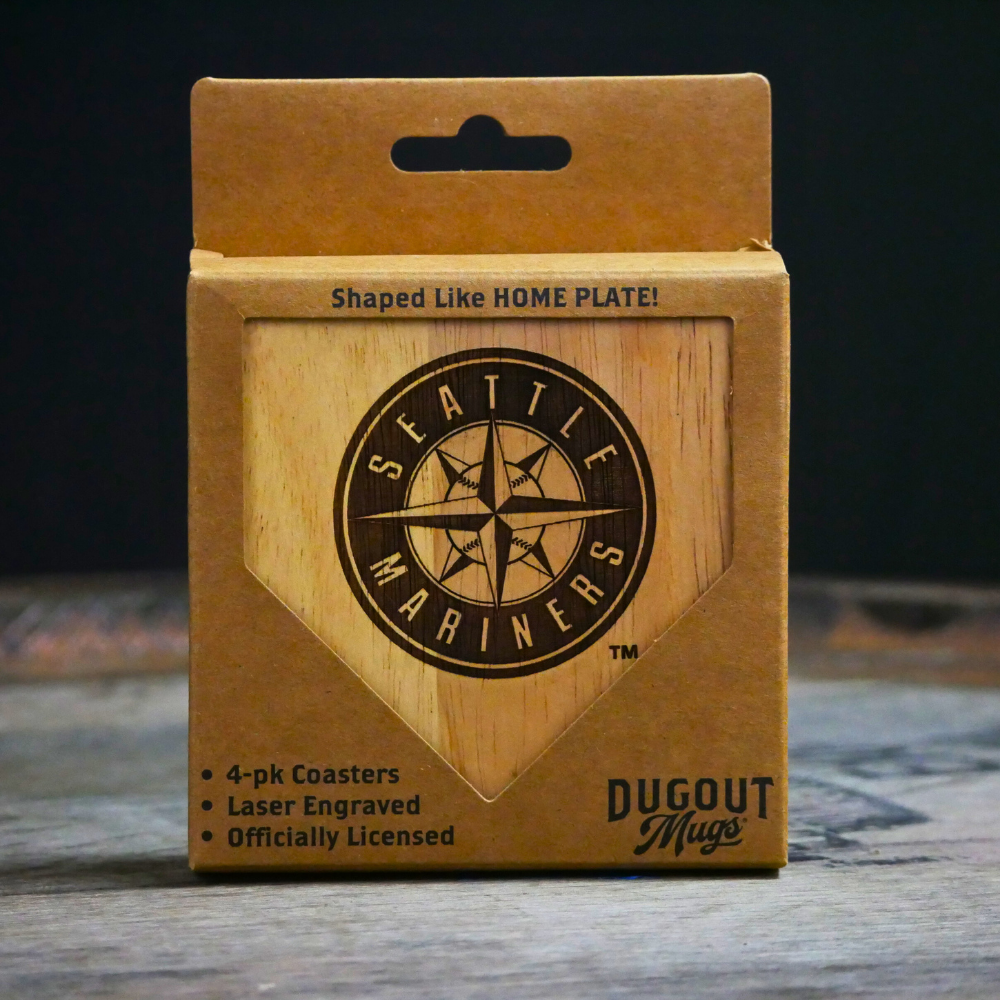 Seattle Mariners Dugout Mug® | Wood Coaster