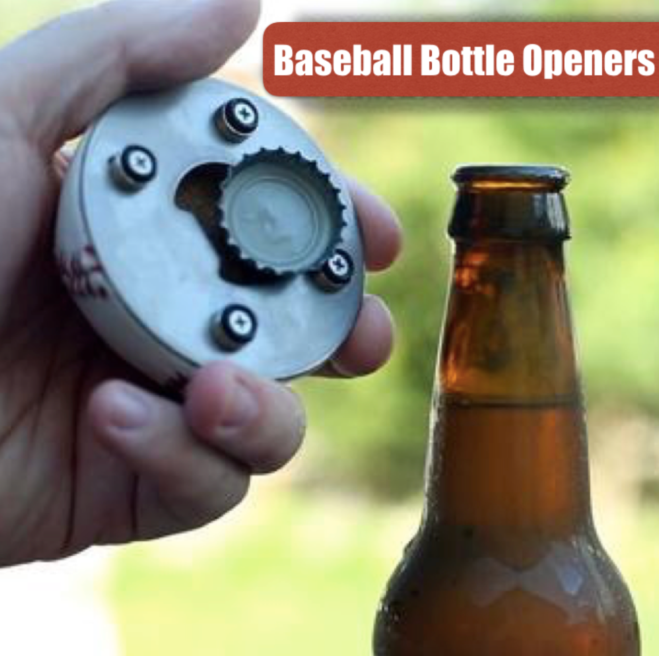 Old Glory Cutter® | Baseball Bottle Opener