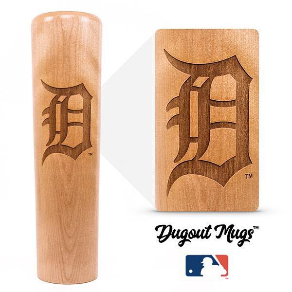 baseball bat mug Detroit Tigers D