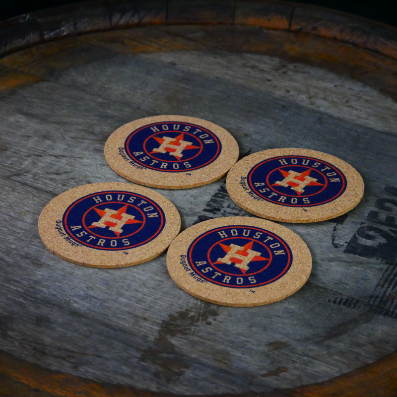 Free + Shipping - Dugout Mugs® Coasters - Set Of 4 - Pick Your Team