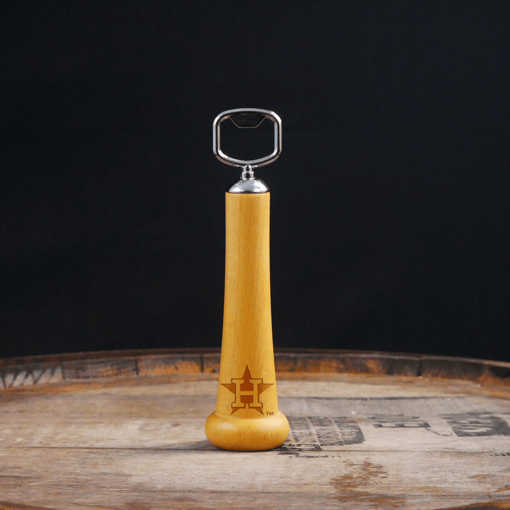 Houston Astros "H" Season Opener™ | Baseball Bat Handle Bottle Opener