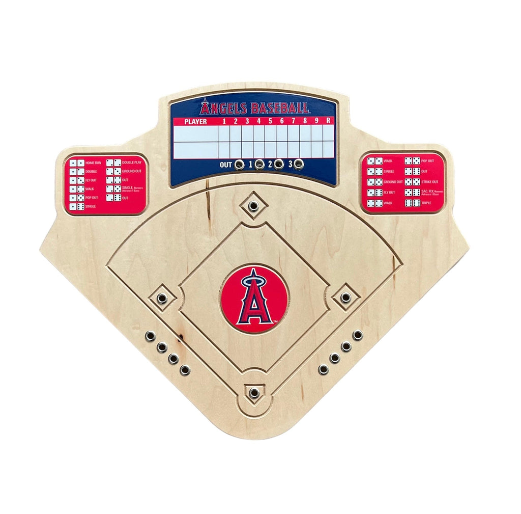 Los Angeles Angels Baseball Board Game with Dice