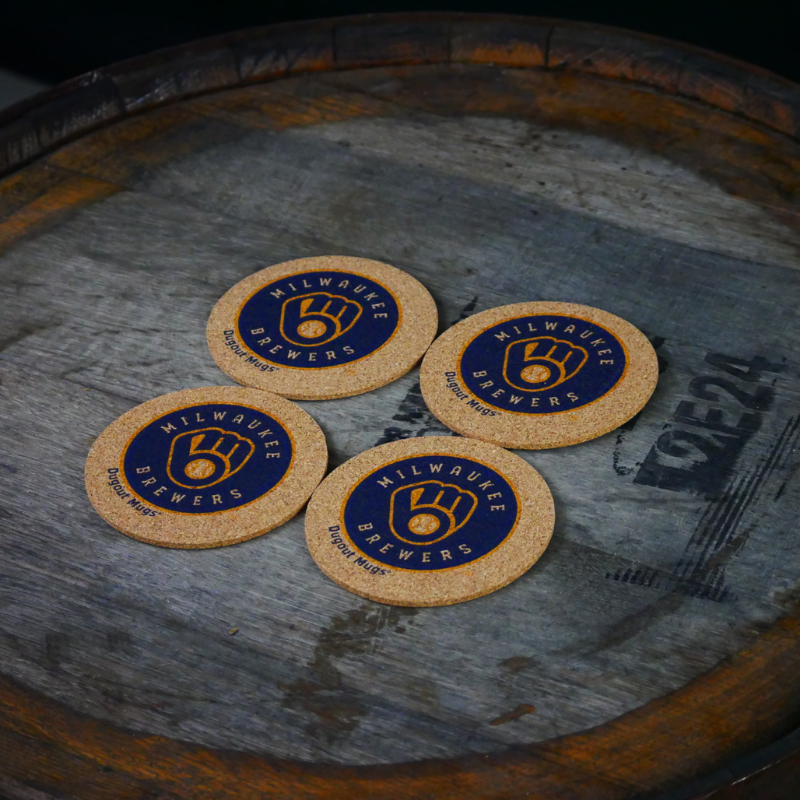 Free + Shipping - Dugout Mugs® Coasters - Set Of 4 - Pick Your Team