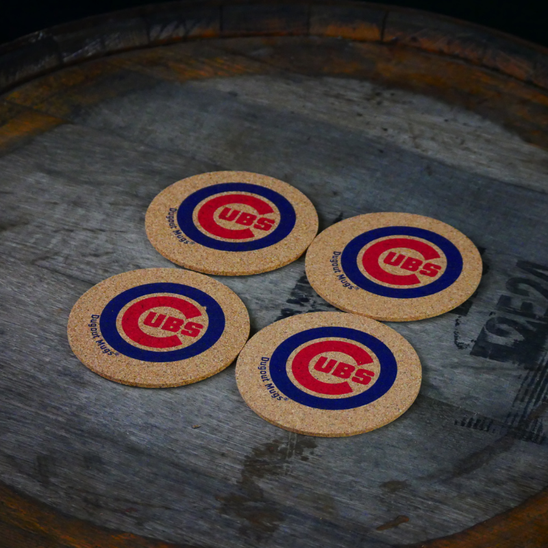 Chicago Cubs Dugout Mugs® Cork Coasters