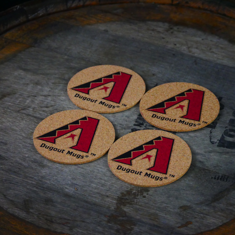 Free + Shipping - Dugout Mugs® Coasters - Set Of 4 - Pick Your Team