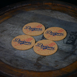 Los Angeles Dodgers Dugout Mugs® Cork Coasters