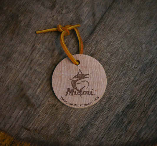 Miami Marlins Baseball Ornament | Dugout Mugs®