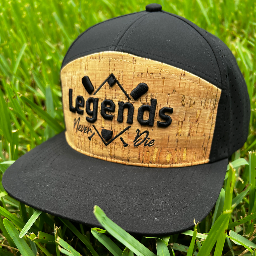 *** PRE SALE *** Legends Never Die Cork Hat with Custom Printed Bill! Receive Early December.