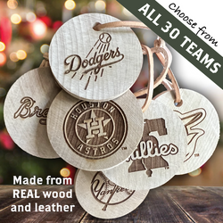 Choose From All 30 MLB Team Ornaments