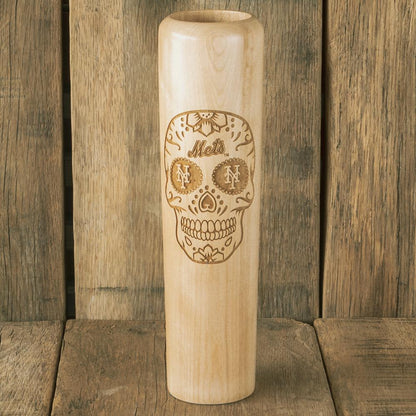 New York Mets Sugar Skull Dugout Mug® | Baseball Bat Mug