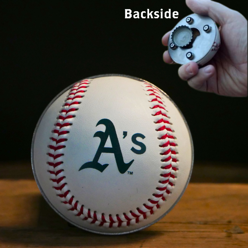Choose From All 30 MLB Team Cutters - Half Baseball Bottle Opener