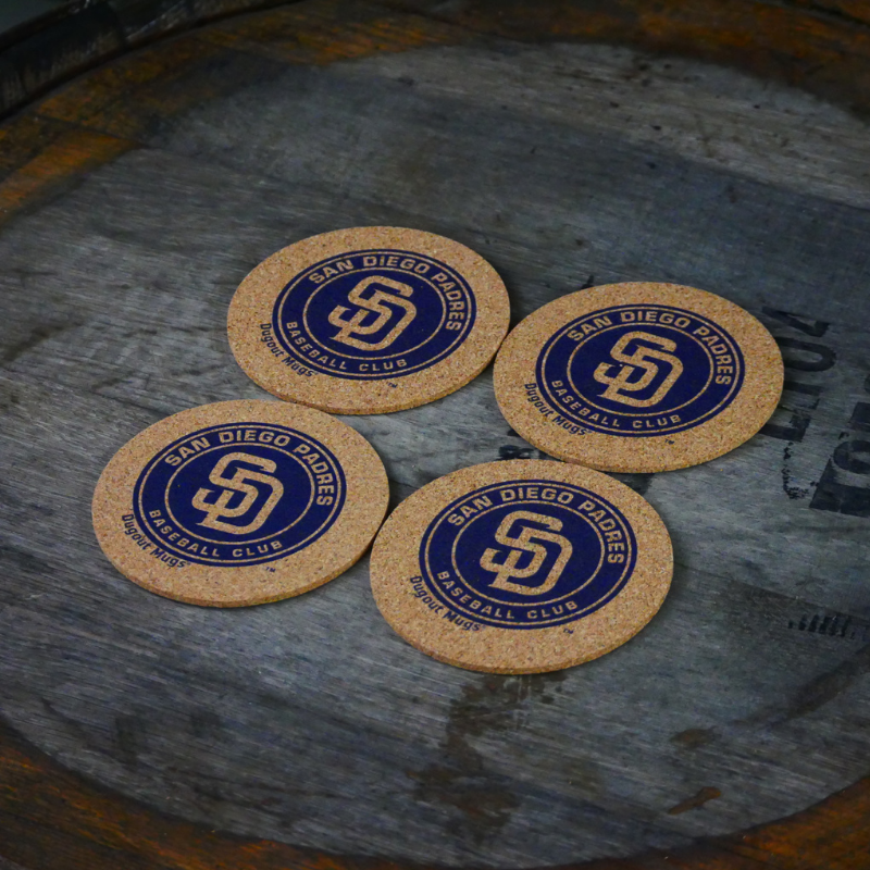 Free + Shipping - Dugout Mugs® Coasters - Set Of 4 - Pick Your Team