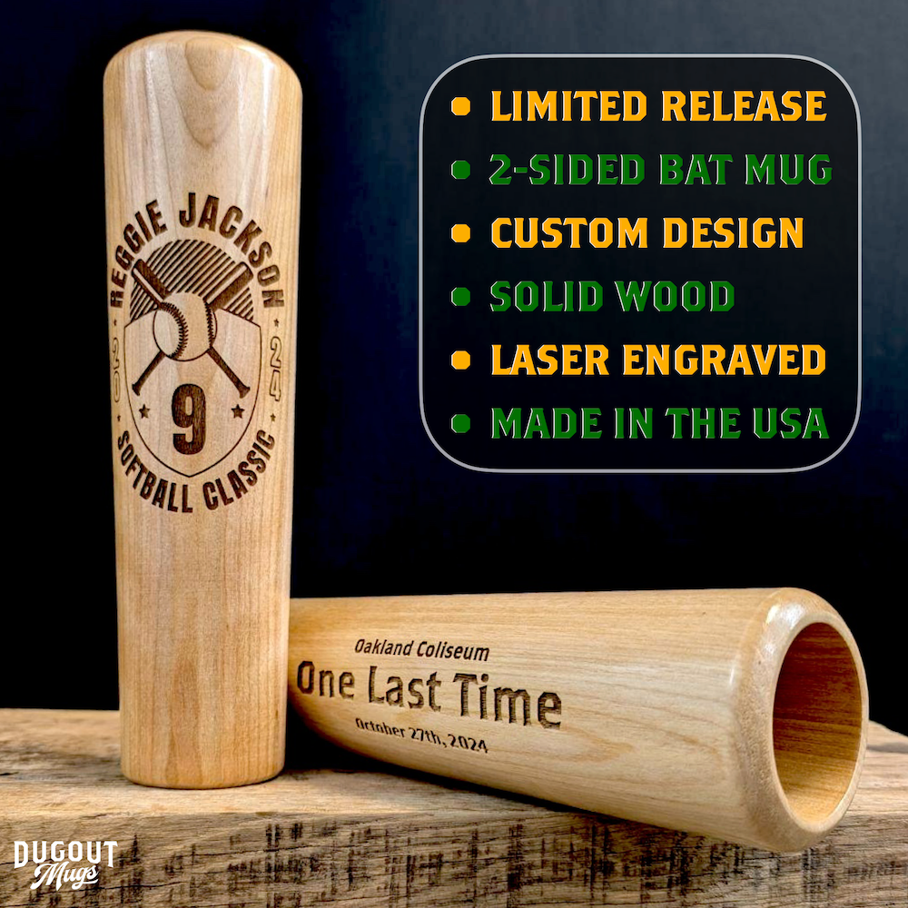 LIMITED RELEASE - Reggie Jackson Softball Classic Dugout Mug®