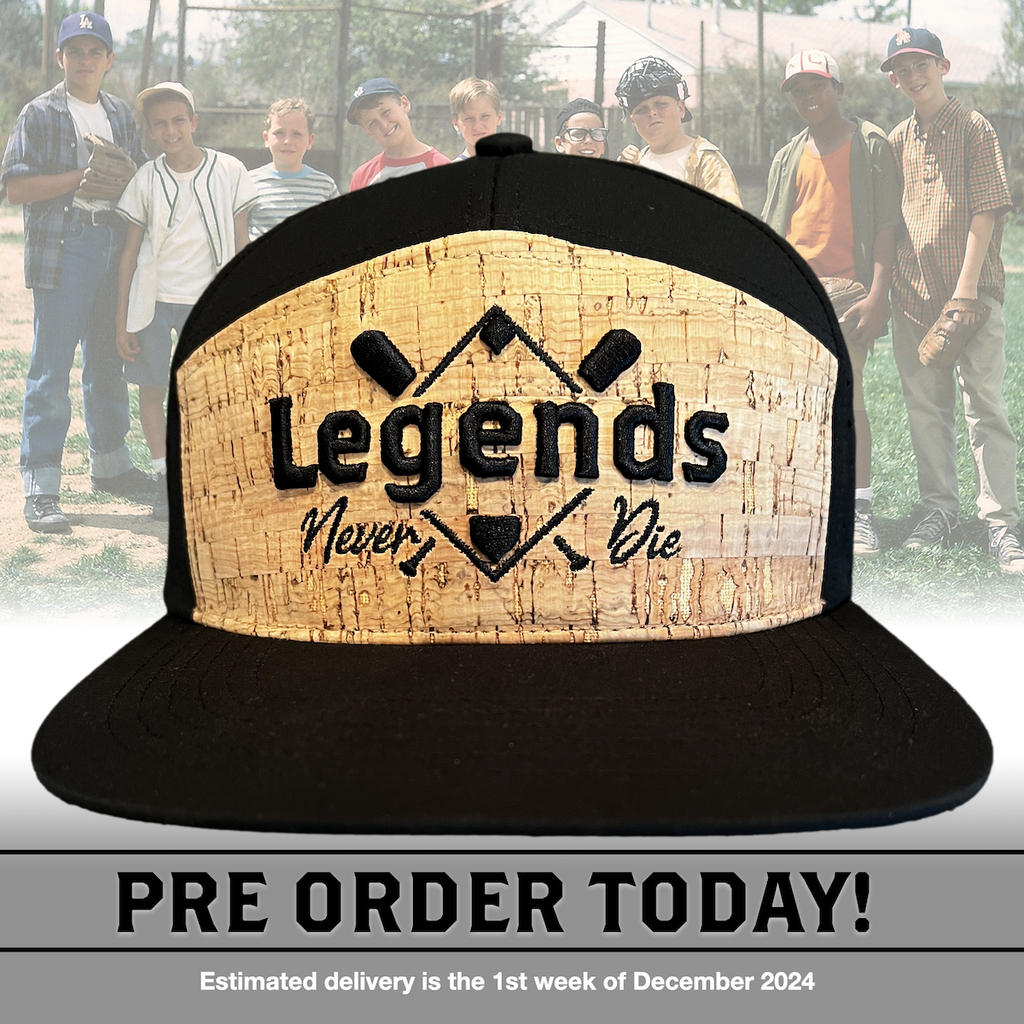 *** PRE SALE *** Legends Never Die Cork Hat with Custom Printed Bill! Receive Early December.