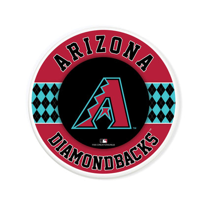 MLB - Arizona Diamondbacks 4 inch Ceramic Argyle Coaster