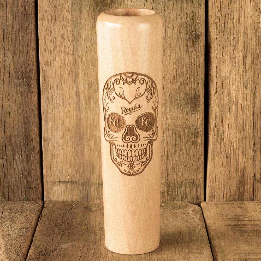 Kansas City Royals Sugar Skull Baseball Bat Mug