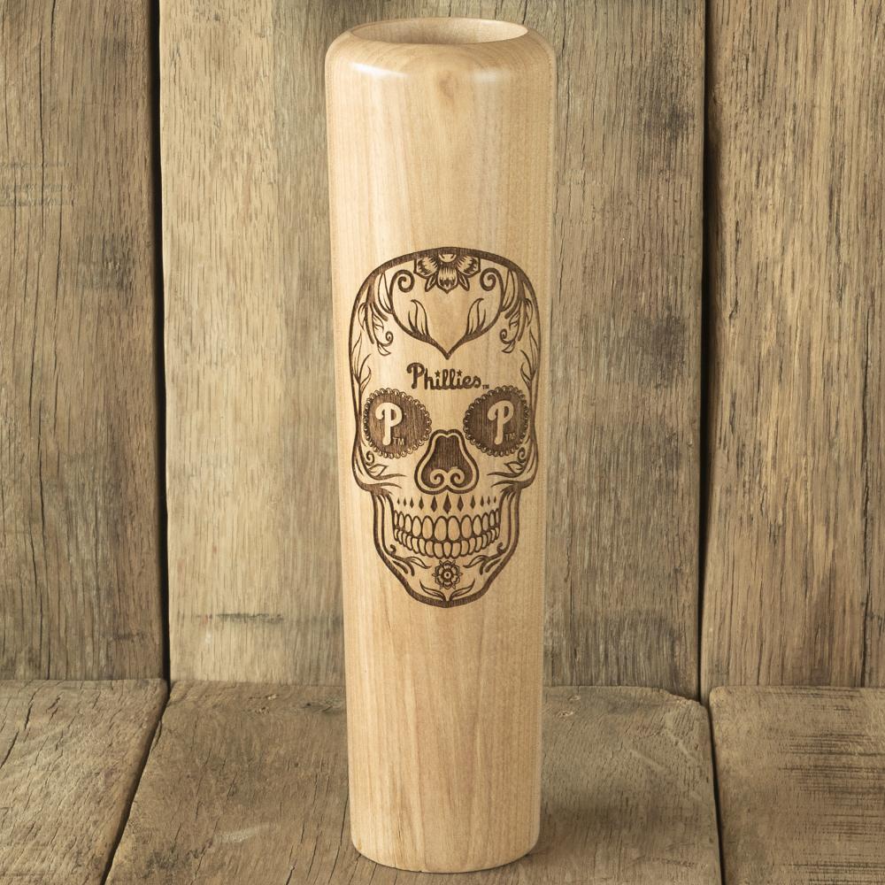 Philadelphia phillies Sugar Skull Baseball Bat Mug