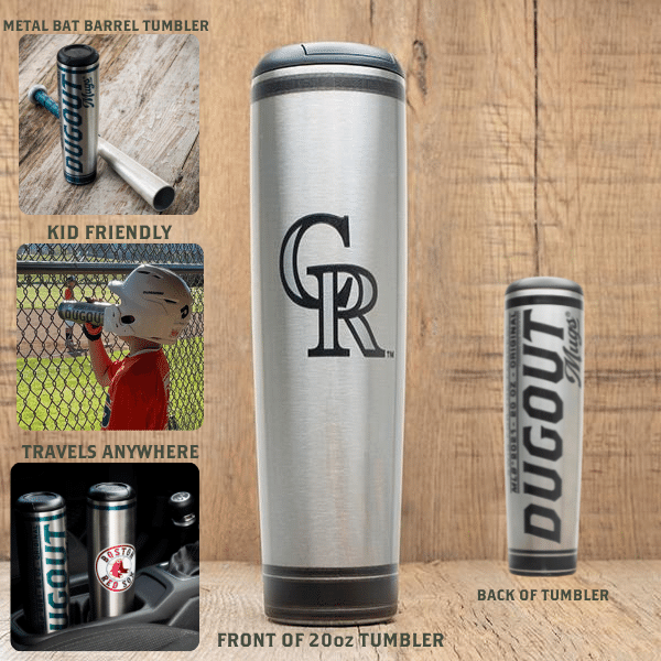 MLB Teams Metal Dugout Mug | Stainless Steel Bat Mug