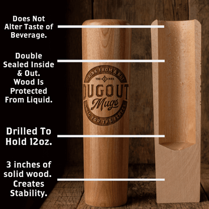 Pete Rose "The Legacy" Baseball Bat Mug | Dugout Mug® - 