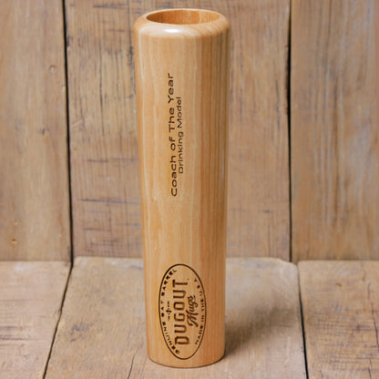 Coach of the Year Drinking Model Dugout Mugs® | Baseball Bat Mug