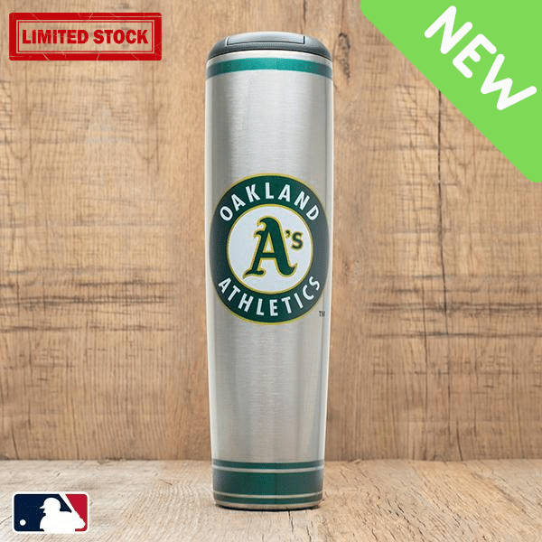 oakland atheltics metal bat mug